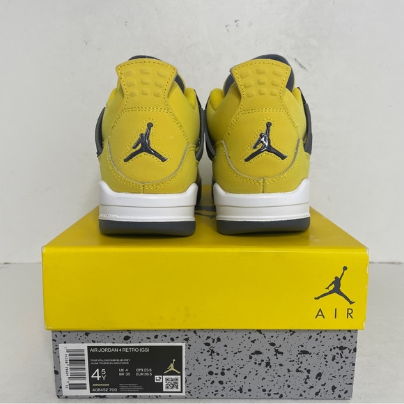 Nike Air Jordan 4 Retro GS “Lightning” 2023 - Picture 4 of 4